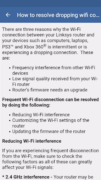 Linksys Wi-Fi Router Guide Screenshot 3 - AppWisp.com Linksys Wi-Fi Router Guide Screenshot 3 - AppWisp.com