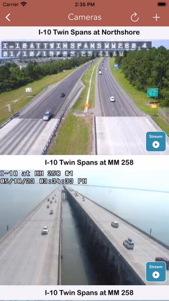 Louisiana 511 Traffic Cameras Screenshot 2 - AppWisp.com Louisiana 511 Traffic Cameras Screenshot 2 - AppWisp.com