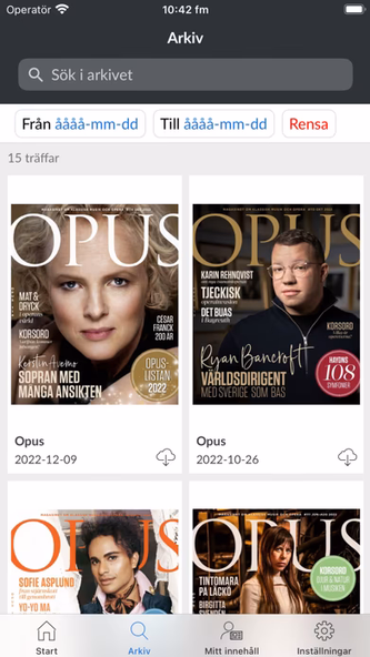 OPUS MAGASIN Screenshot 2 - AppWisp.com OPUS MAGASIN Screenshot 2 - AppWisp.com