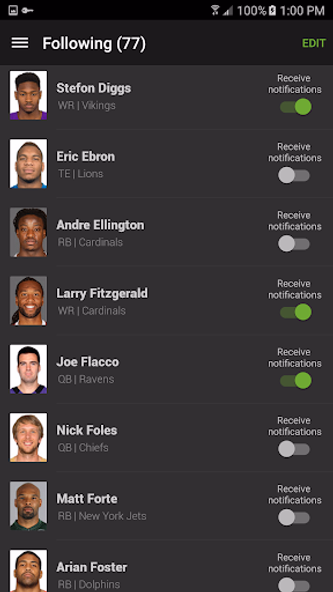Fantasy Football & NFL News Screenshot 4 - AppWisp.com Fantasy Football & NFL News Screenshot 4 - AppWisp.com