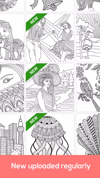 Coloring Book For Adults App ◌ Screenshot 2 - AppWisp.com Coloring Book For Adults App ◌ Screenshot 2 - AppWisp.com
