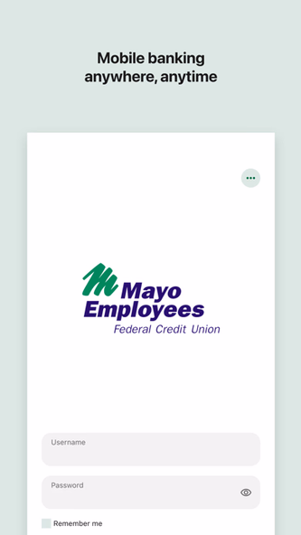 Mayo Employees FCU Screenshot 1 - AppWisp.com Mayo Employees FCU Screenshot 1 - AppWisp.com