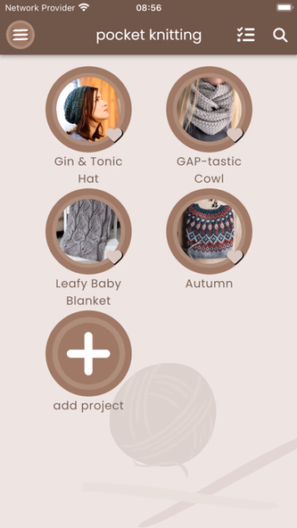 Pocket Knitting Screenshot 1 - AppWisp.com Pocket Knitting Screenshot 1 - AppWisp.com