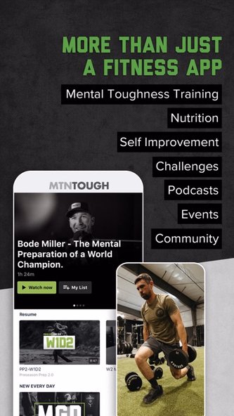 MTNTOUGH Fitness Screenshot 2 - AppWisp.com MTNTOUGH Fitness Screenshot 2 - AppWisp.com