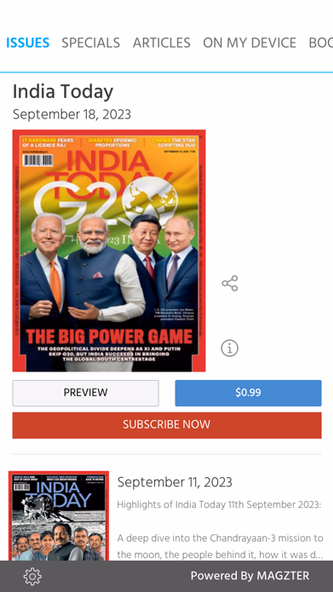 India Today Magazine Screenshot 1 - AppWisp.com India Today Magazine Screenshot 1 - AppWisp.com