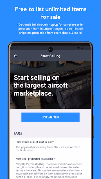 HopUp - Airsoft Marketplace Screenshot 3 - AppWisp.com HopUp - Airsoft Marketplace Screenshot 3 - AppWisp.com