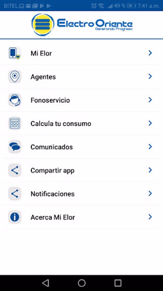 Mi ELOR - Agencia Virtual Screenshot 1 - AppWisp.com Mi ELOR - Agencia Virtual Screenshot 1 - AppWisp.com