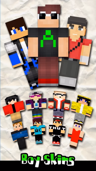Boy Skin.s Creator for PE - Pixel Texture Simulator & Exporter for Mine.craft Pocket Edition Lite Screenshot 1 - AppWisp.com Boy Skin.s Creator for PE - Pixel Texture Simulator & Exporter for Mine.craft Pocket Edition Lite Screenshot 1 - AppWisp.com