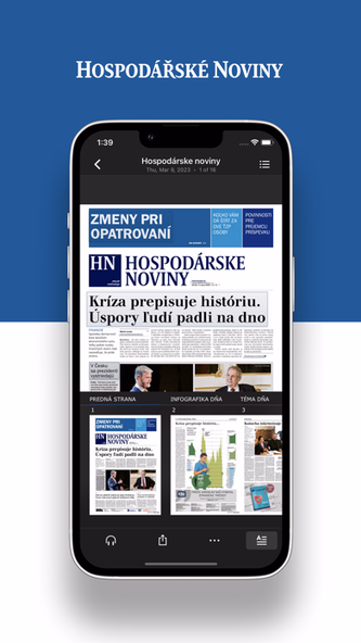 Hospodárske noviny Screenshot 2 - AppWisp.com Hospodárske noviny Screenshot 2 - AppWisp.com