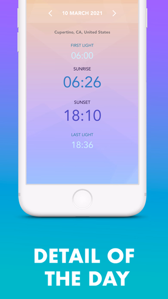 Sunrise & Sunset Times Tracker Screenshot 4 - AppWisp.com Sunrise & Sunset Times Tracker Screenshot 4 - AppWisp.com