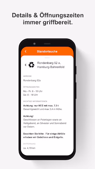 Stadtreinigung Hamburg Screenshot 1 - AppWisp.com
