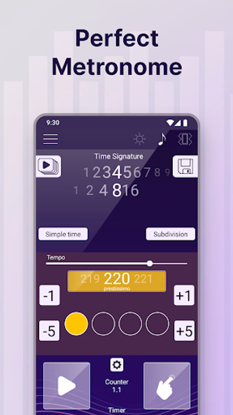 Perfect Metronome Screenshot 3 - AppWisp.com Perfect Metronome Screenshot 3 - AppWisp.com