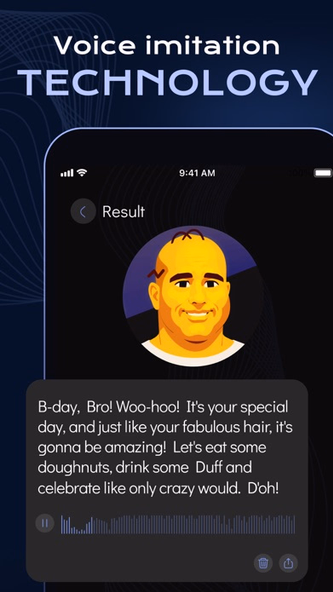 Celeb Voice Generator with AI Screenshot 2 - AppWisp.com Celeb Voice Generator with AI Screenshot 2 - AppWisp.com