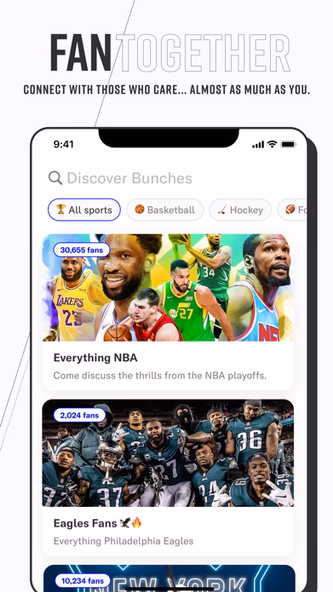 Bunches: Chat Sports Screenshot 4 - AppWisp.com Bunches: Chat Sports Screenshot 4 - AppWisp.com