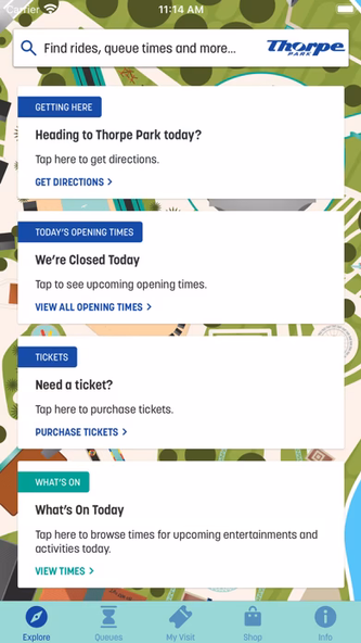 THORPE PARK – Official Screenshot 1 - AppWisp.com THORPE PARK – Official Screenshot 1 - AppWisp.com
