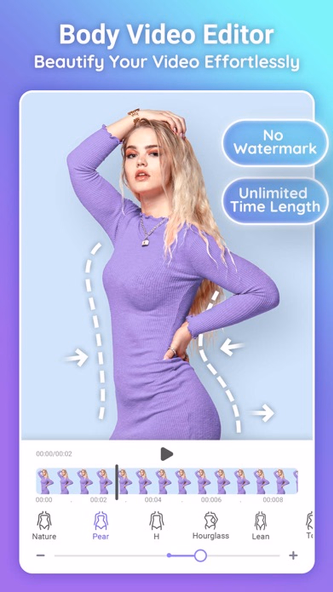 PrettyUp- AI Body Editor Video Screenshot 1 - AppWisp.com PrettyUp- AI Body Editor Video Screenshot 1 - AppWisp.com