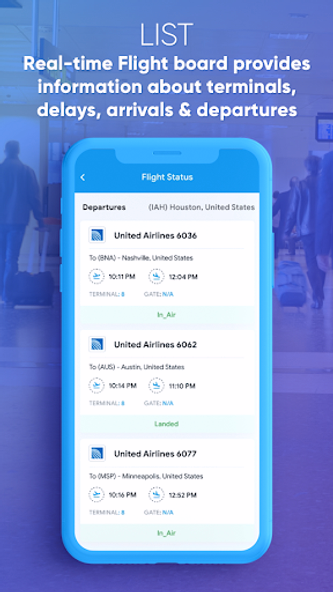Flight Status Tracker: Live Pl Screenshot 2 - AppWisp.com Flight Status Tracker: Live Pl Screenshot 2 - AppWisp.com