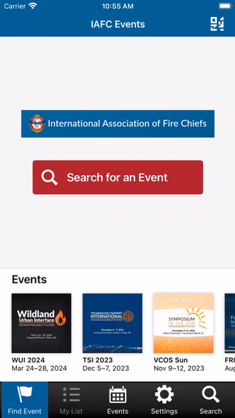 IAFC Events Screenshot 2 - AppWisp.com IAFC Events Screenshot 2 - AppWisp.com