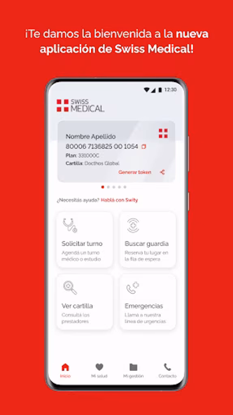 Swiss Medical Mobile Screenshot 1 - AppWisp.com Swiss Medical Mobile Screenshot 1 - AppWisp.com