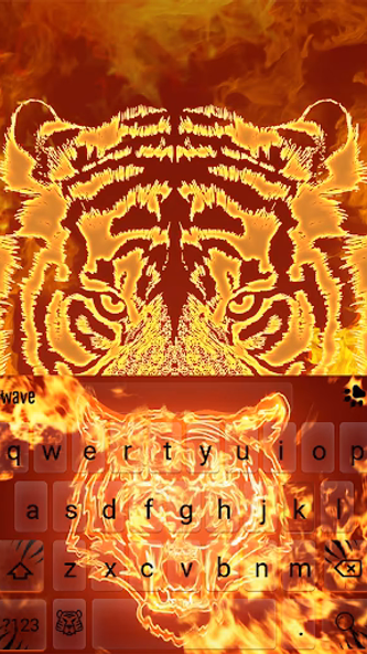 Fire Tiger Keyboard Wallpaper Screenshot 2 - AppWisp.com Fire Tiger Keyboard Wallpaper Screenshot 2 - AppWisp.com