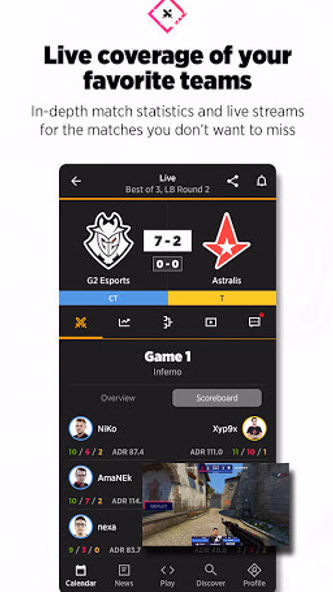 Strafe Esports Screenshot 4 - AppWisp.com Strafe Esports Screenshot 4 - AppWisp.com