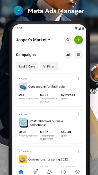 Meta Ads Manager Screenshot 1 - AppWisp.com Meta Ads Manager Screenshot 1 - AppWisp.com