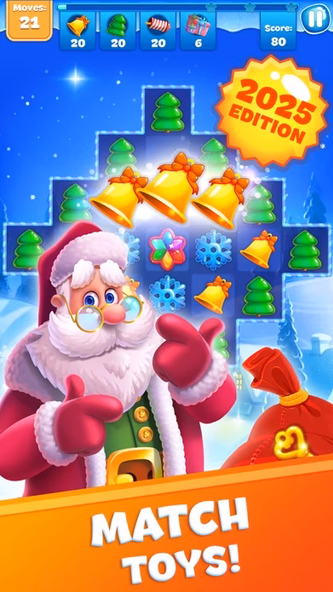 Christmas Sweeper 3: Match-3 Screenshot 1 - AppWisp.com Christmas Sweeper 3: Match-3 Screenshot 1 - AppWisp.com