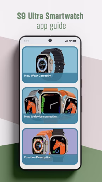 S9 Ultra Smartwatch app guide Screenshot 3 - AppWisp.com