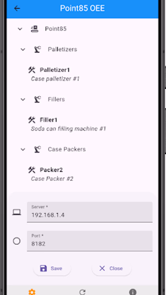 OEE Mobile Screenshot 2 - AppWisp.com OEE Mobile Screenshot 2 - AppWisp.com