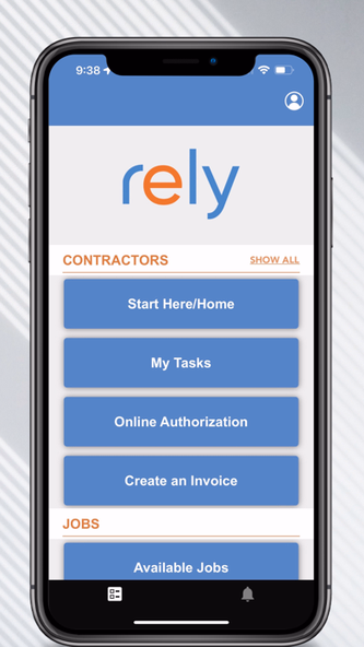 Rely Home Service Manager Screenshot 1 - AppWisp.com Rely Home Service Manager Screenshot 1 - AppWisp.com