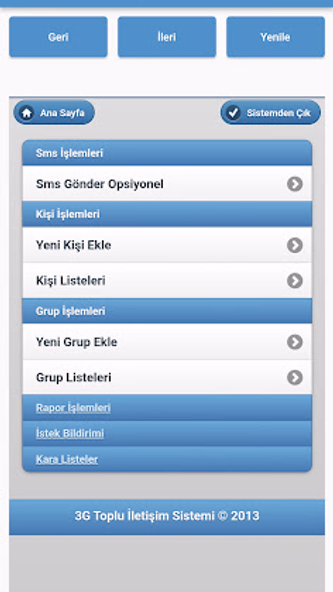 3G Bilişim Mobil Sms Screenshot 1 - AppWisp.com 3G Bilişim Mobil Sms Screenshot 1 - AppWisp.com