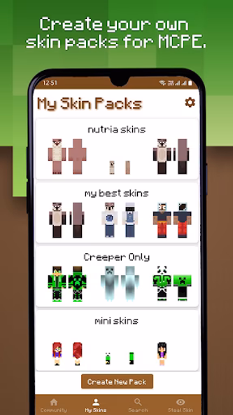 Skins for Minecraft Screenshot 1 - AppWisp.com Skins for Minecraft Screenshot 1 - AppWisp.com