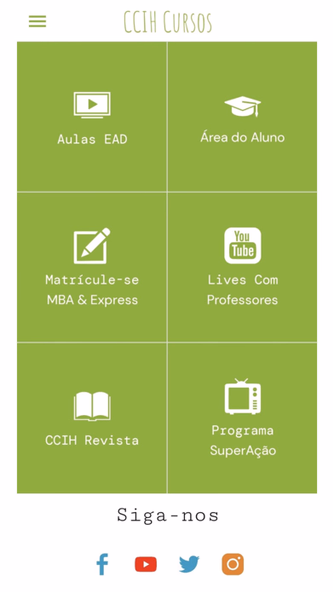 CCIH Cursos Screenshot 1 - AppWisp.com CCIH Cursos Screenshot 1 - AppWisp.com