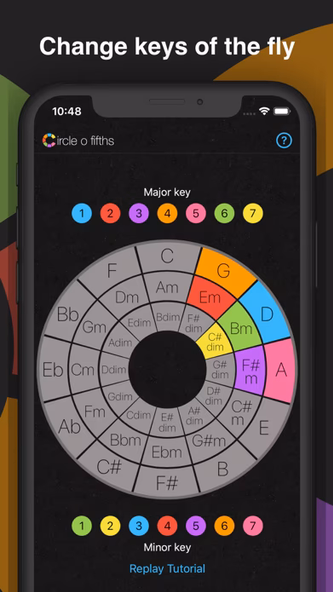 Circle o Fifths: Music Theory Screenshot 4 - AppWisp.com Circle o Fifths: Music Theory Screenshot 4 - AppWisp.com