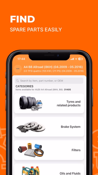 AUTODOC: buy quality car parts Screenshot 1 - AppWisp.com AUTODOC: buy quality car parts Screenshot 1 - AppWisp.com