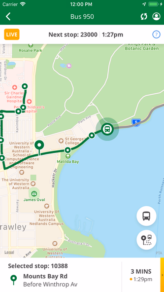 Transperth Screenshot 3 - AppWisp.com Transperth Screenshot 3 - AppWisp.com