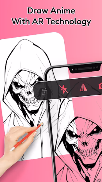 ARDraw - Anime Trace & Sketch Screenshot 1 - AppWisp.com ARDraw - Anime Trace & Sketch Screenshot 1 - AppWisp.com