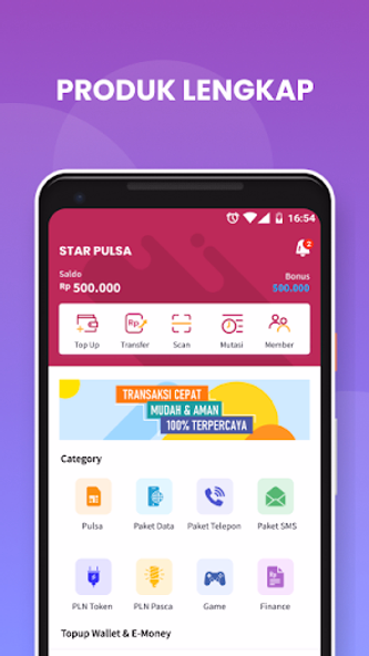 Star Pulsa - Agen Pulsa Murah Screenshot 1 - AppWisp.com Star Pulsa - Agen Pulsa Murah Screenshot 1 - AppWisp.com