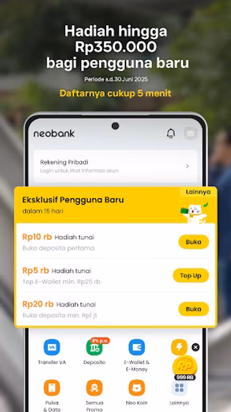 neobank dari BNC Digital Screenshot 1 - AppWisp.com neobank dari BNC Digital Screenshot 1 - AppWisp.com