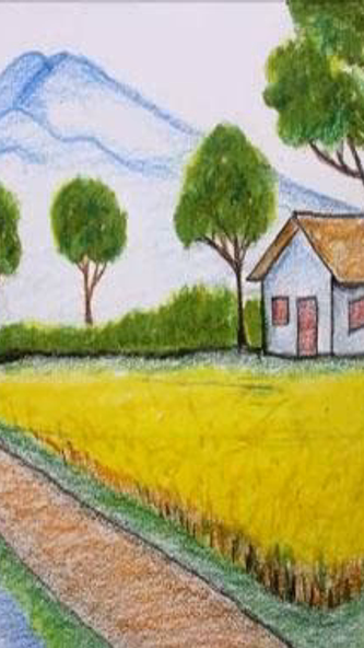 Drawing Scenery Village Screenshot 4 - AppWisp.com Drawing Scenery Village Screenshot 4 - AppWisp.com