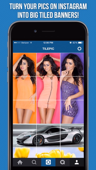 Tile Pic - Photo Banner Editor Screenshot 1 - AppWisp.com Tile Pic - Photo Banner Editor Screenshot 1 - AppWisp.com