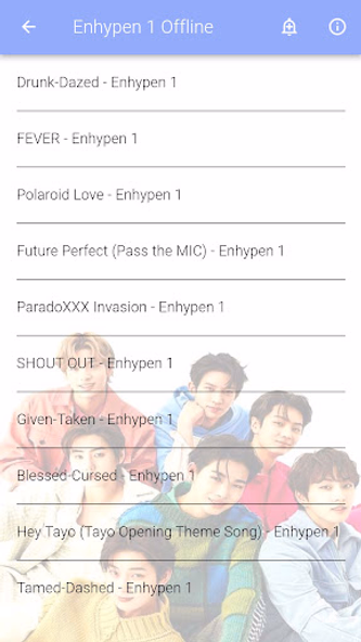 Enhypen Songs All Complete Screenshot 3 - AppWisp.com Enhypen Songs All Complete Screenshot 3 - AppWisp.com