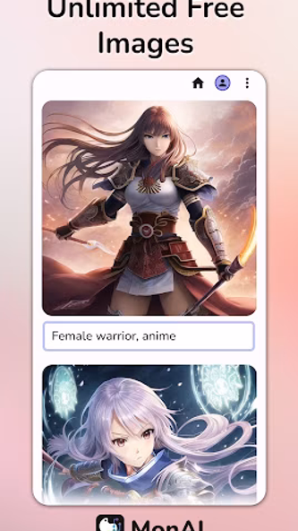 monAI - AI Art Generator Screenshot 2 - AppWisp.com monAI - AI Art Generator Screenshot 2 - AppWisp.com