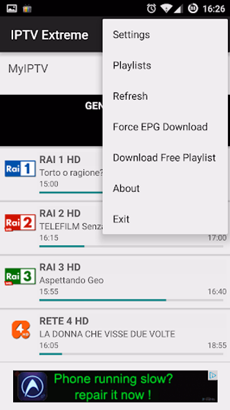 IPTV Extreme Screenshot 2 - AppWisp.com IPTV Extreme Screenshot 2 - AppWisp.com