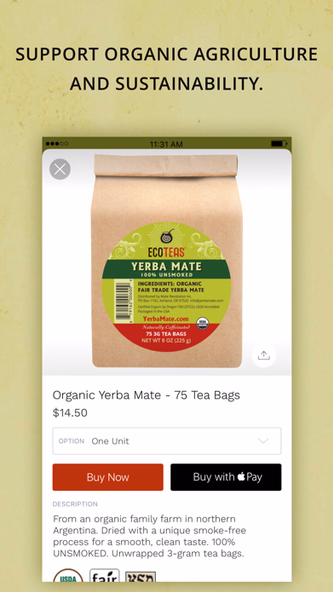 Yerba Mate Screenshot 2 - AppWisp.com Yerba Mate Screenshot 2 - AppWisp.com