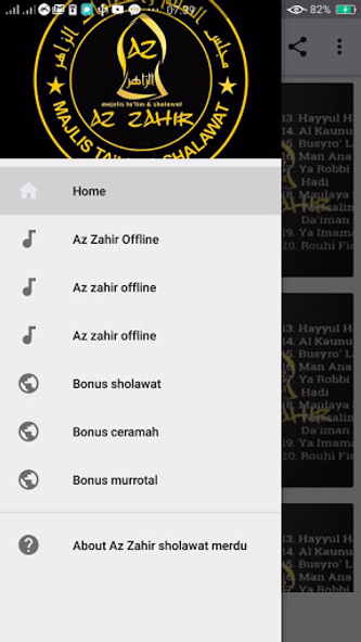 Az Zahir sholawat merdu Screenshot 1 - AppWisp.com Az Zahir sholawat merdu Screenshot 1 - AppWisp.com