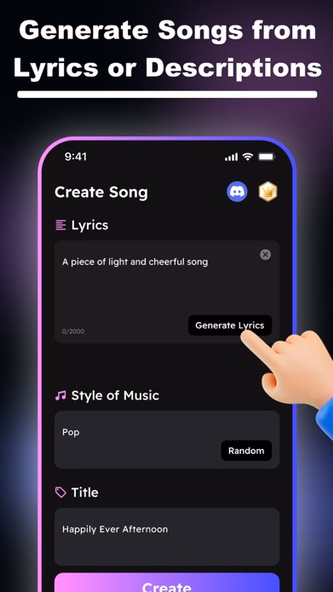 Music Maker: AI Song Generator Screenshot 3 - AppWisp.com Music Maker: AI Song Generator Screenshot 3 - AppWisp.com