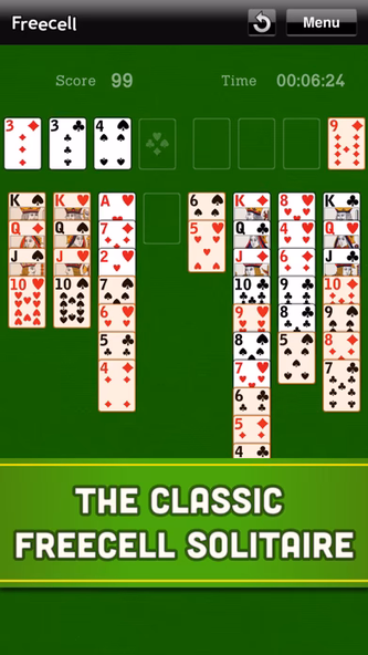 Freecell - Classic Solitaire Screenshot 1 - AppWisp.com Freecell - Classic Solitaire Screenshot 1 - AppWisp.com