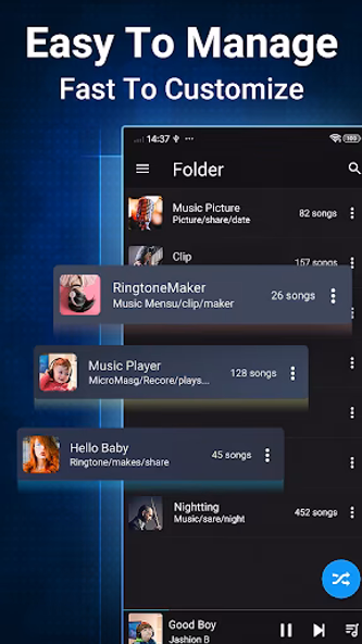 Music Player With Equalizer Screenshot 4 - AppWisp.com Music Player With Equalizer Screenshot 4 - AppWisp.com
