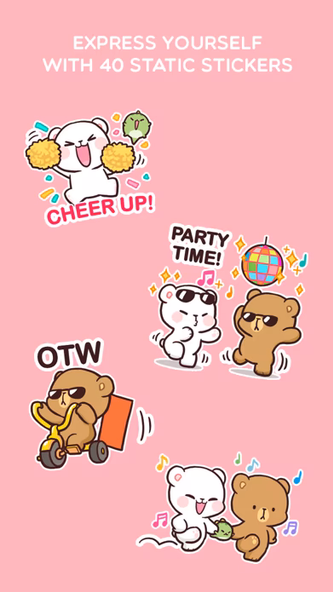 Adorable Milk Mocha Stickers Screenshot 4 - AppWisp.com Adorable Milk Mocha Stickers Screenshot 4 - AppWisp.com